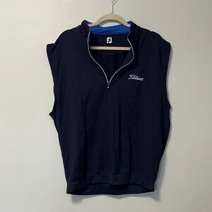 FootJoy Titleist Navy Sleeveless Golf Vest